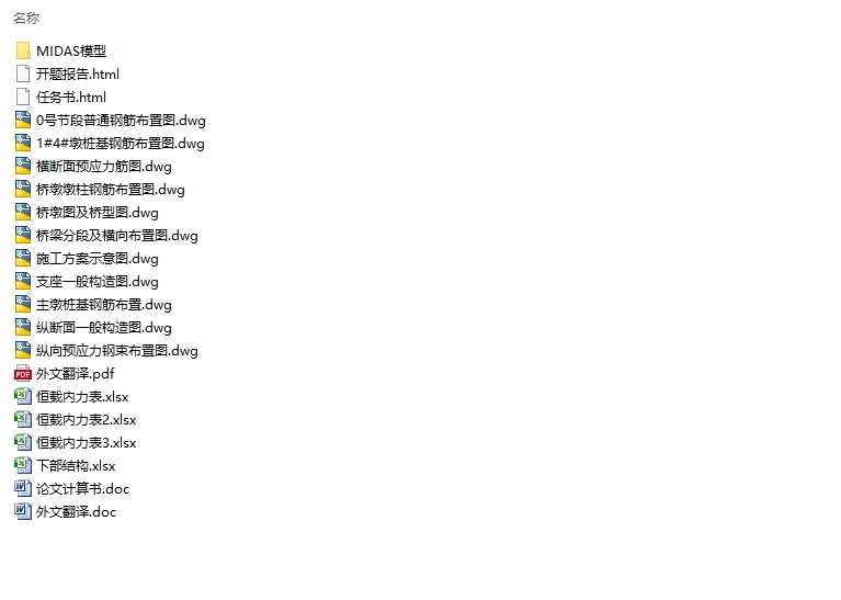 ����(50+80+50m)ԤӦ�������������������(��CADͼ,Midasģ��)