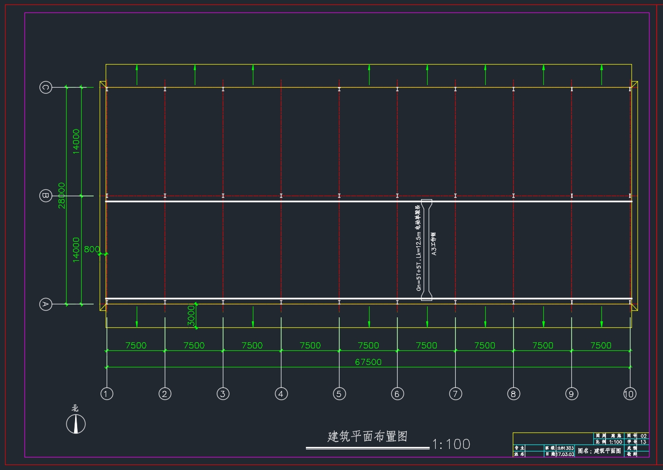 ����1950ƽ���Ͼ�ĳ���ŸֲĿ�ּܹ�ҵ�������(��CADͼ)