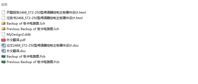 ST2-250型闸调器控制主板硬件设计(含电路原理图,PCB图)