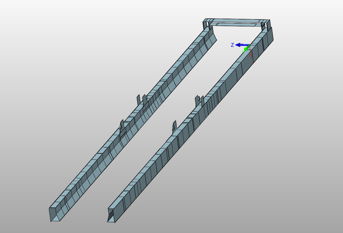 65t/56m��װ��װж��ǰ������Ƽ���ά��ģ(��CADͼ,Creo��άͼ)