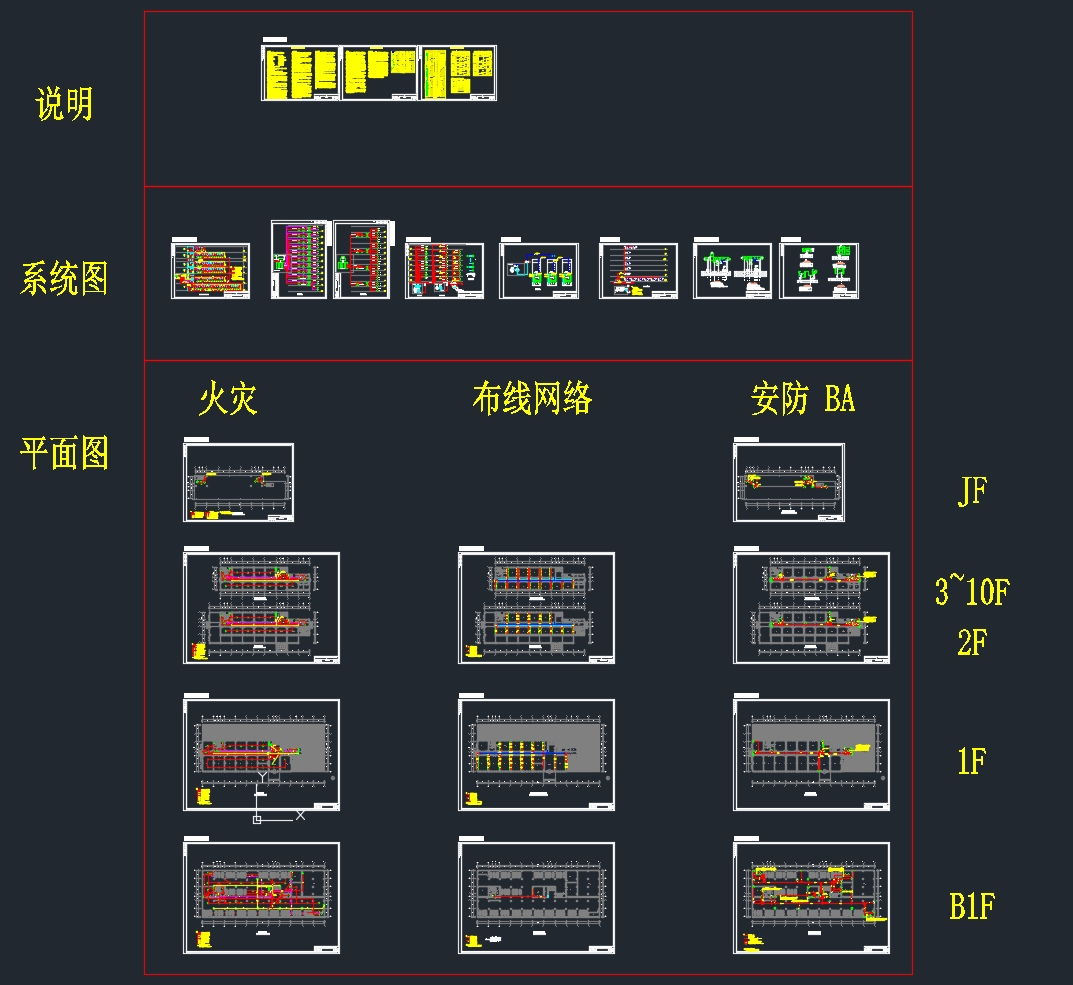 ����XX�������޹�˾�칫¥���ܻ����(��CADͼ)