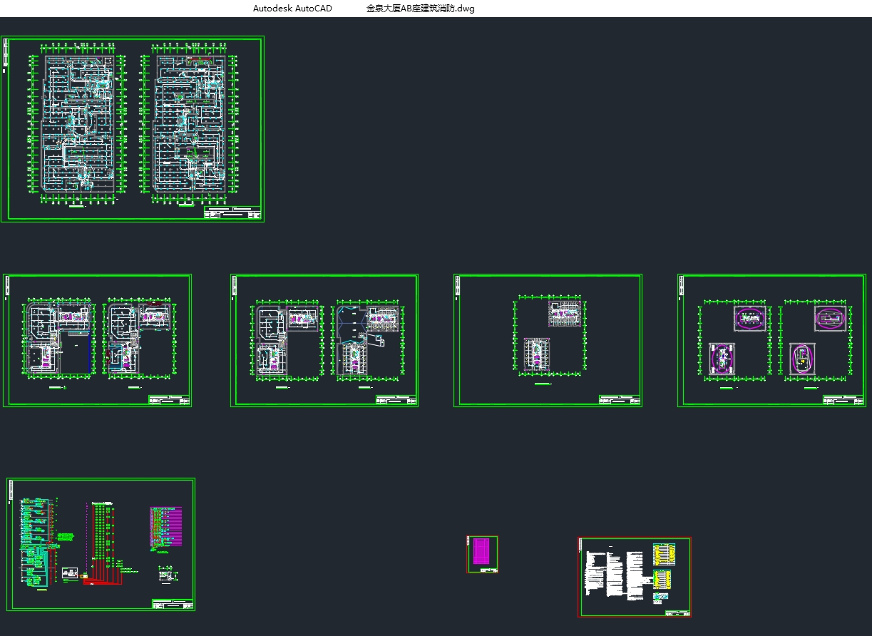 XX����A��B�����ܻ�ϵͳ���(��CADͼ)