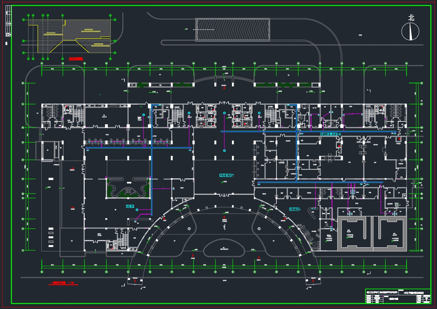 H��ĳ����ҽԺ���ܻ�ϵͳ���(��CADͼ)