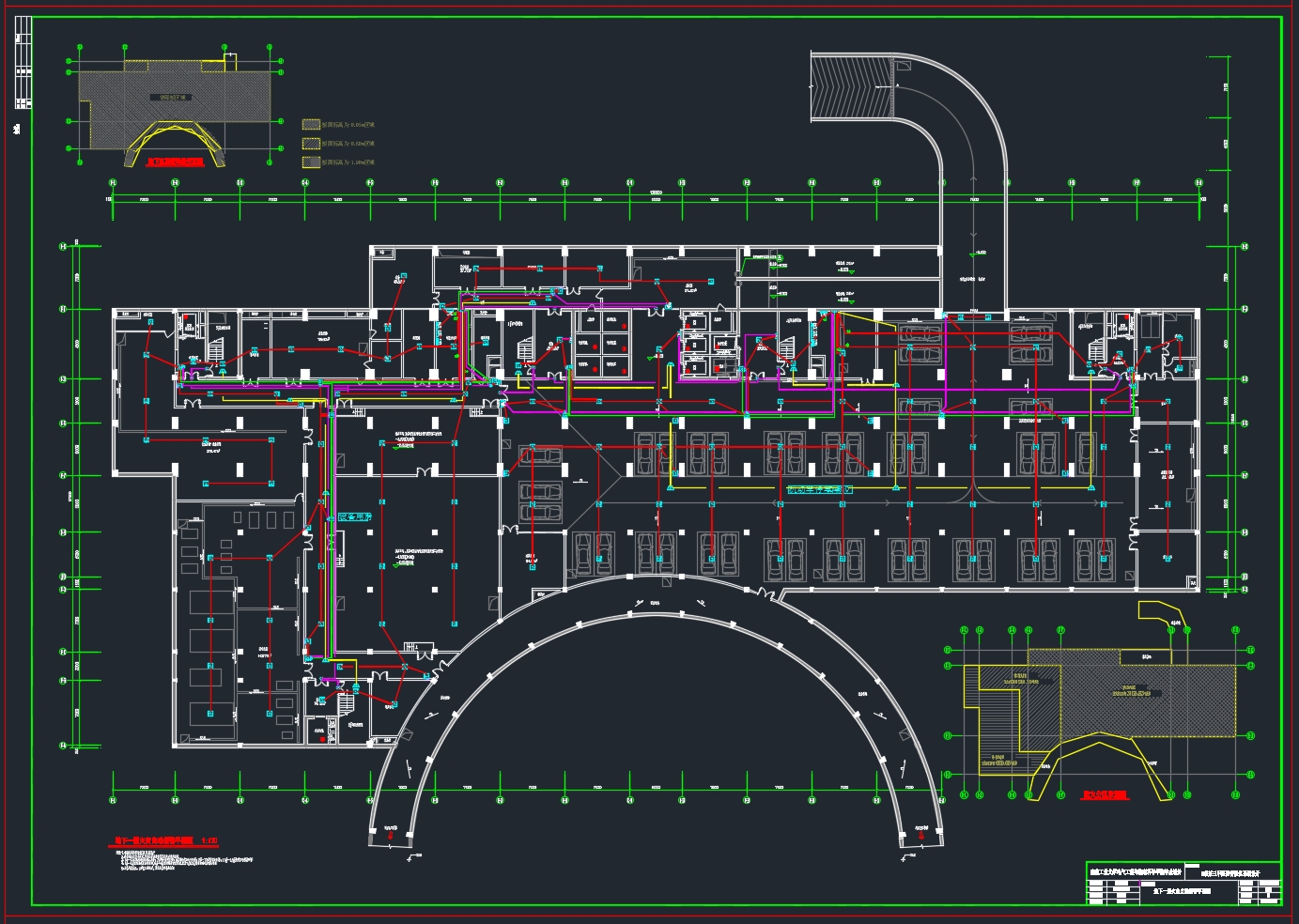 H��ĳ����ҽԺ���ܻ�ϵͳ���(��CADͼ)
