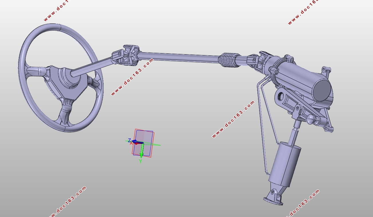 DFL4180牵引车转向系统设计(含CATIA三维图)