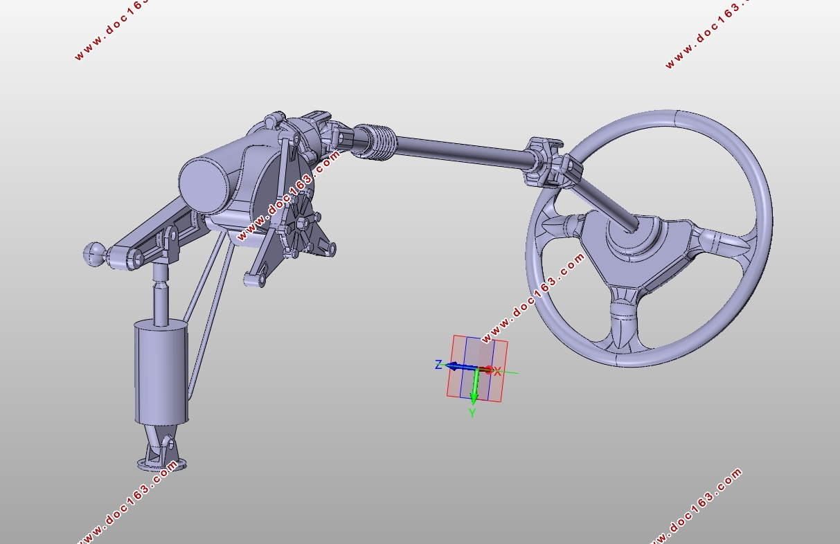 DFL4180牵引车转向系统设计(含CATIA三维图)