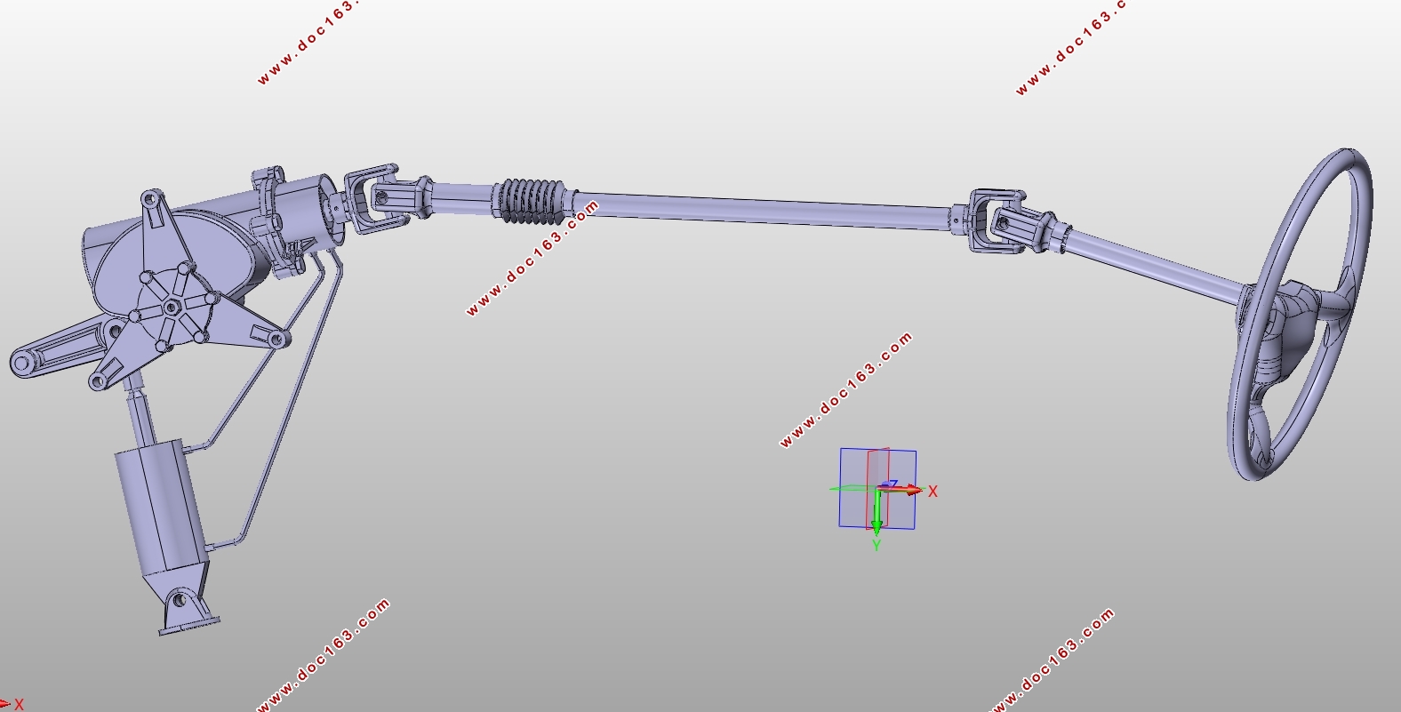 DFL4180牵引车转向系统设计(含CATIA三维图)