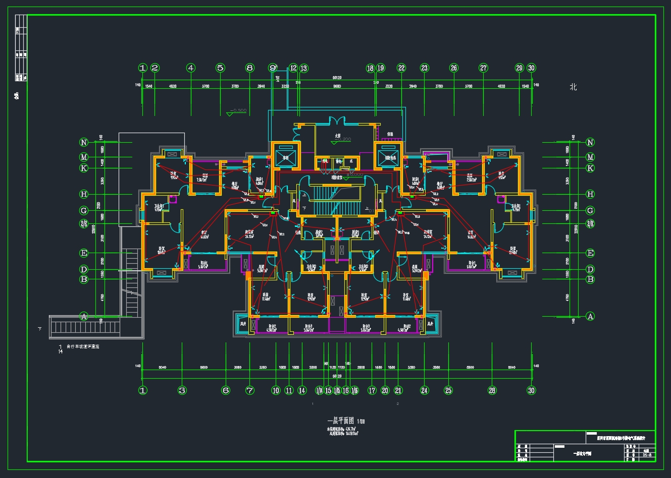 常州市某高层住宅楼电气系统设计(含CAD图)