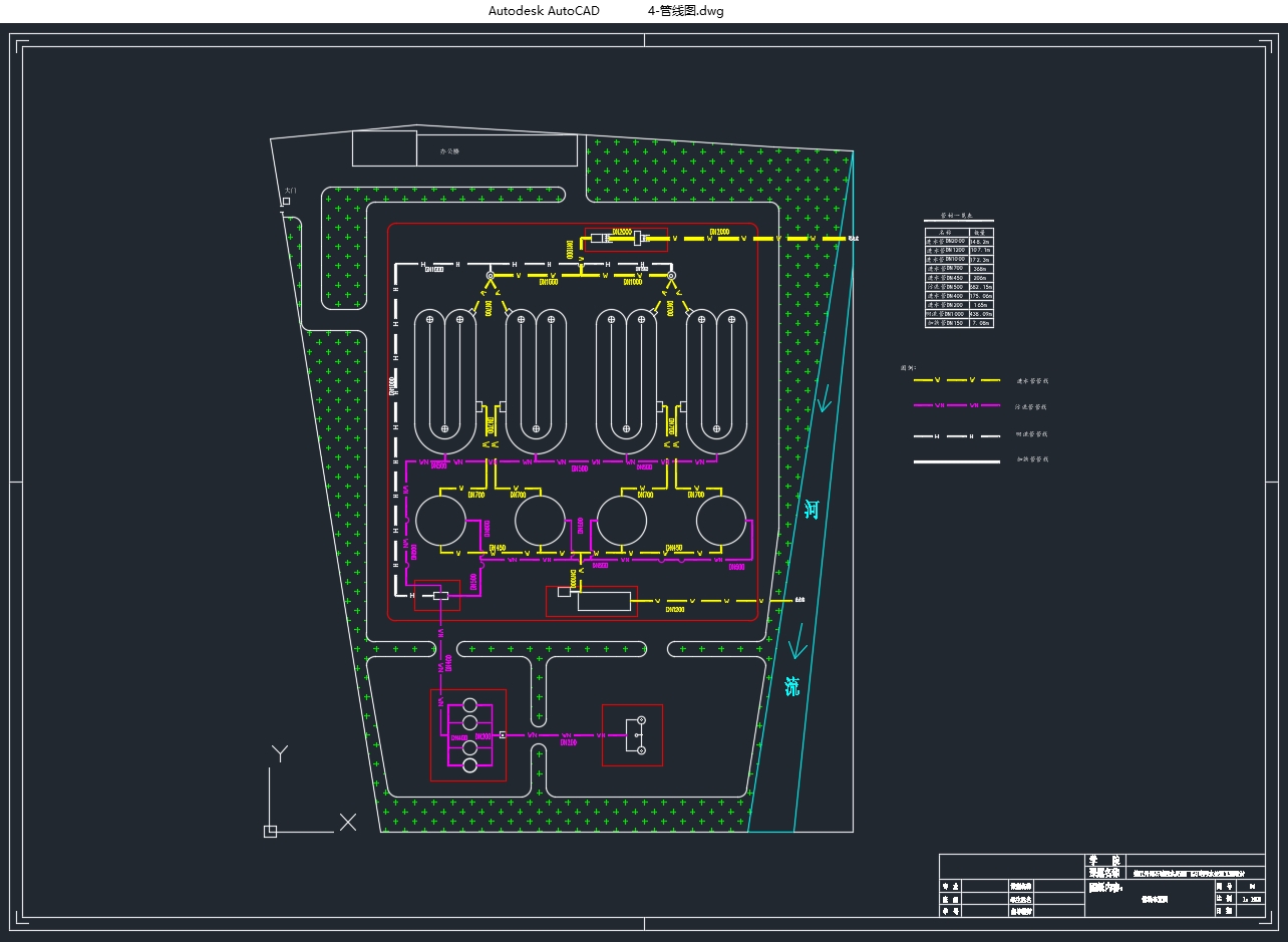 ��ĳ��ˮ������8�����ˮ�����������(CADͼ)