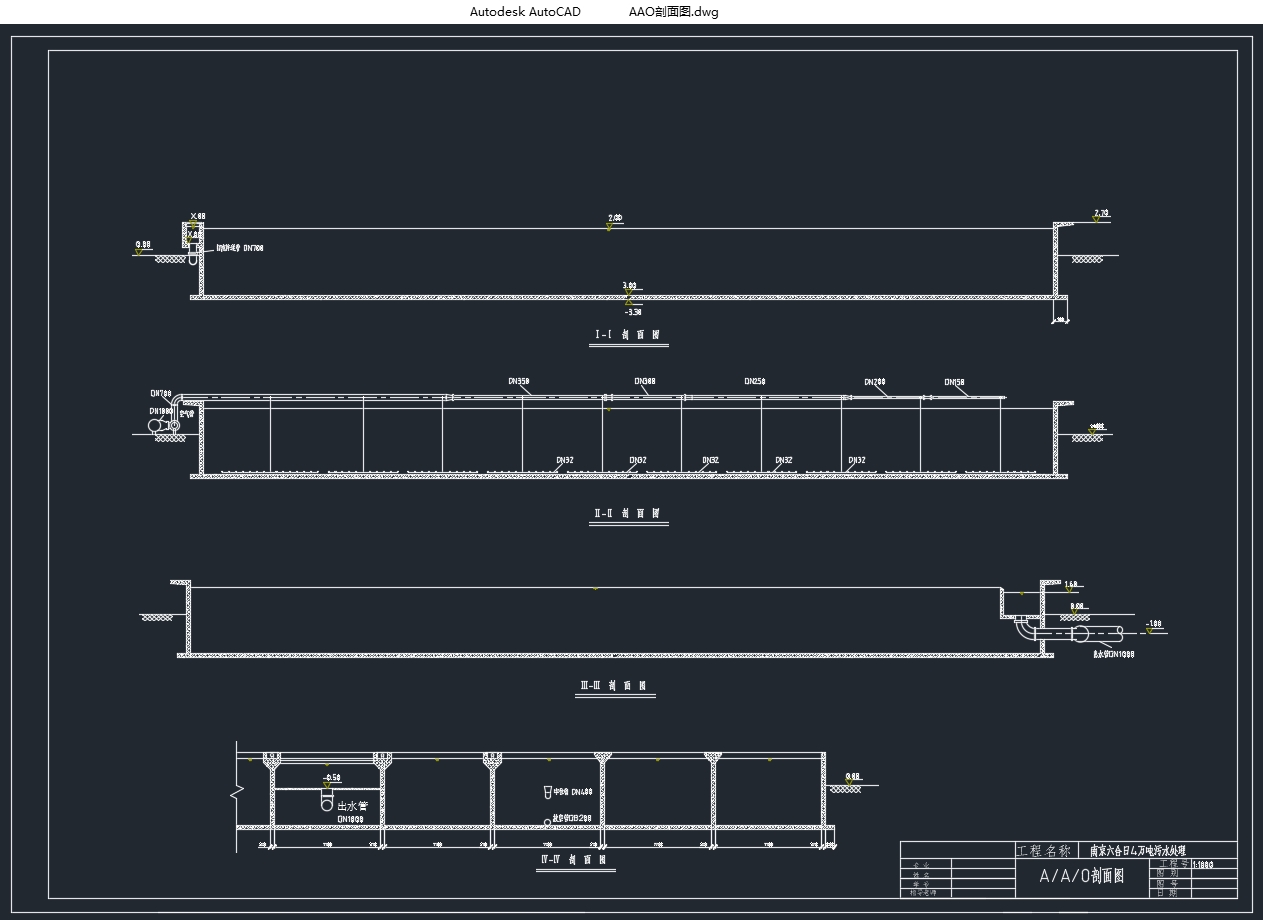 �Ͼ���������4���/�ճ�����ˮ������(CADͼ)