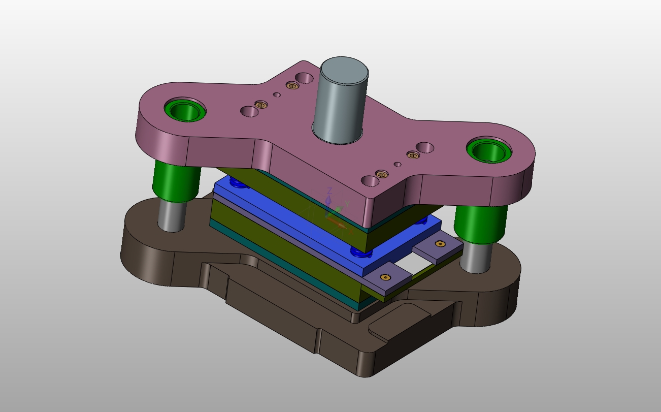 ��ص缫��Ƭ��ѹ�������(��CADͼ,UG��άͼ)
