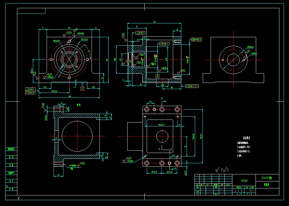 AVC1200�������е�ӹ����ռ����ۿ׼о����(��CADͼ)