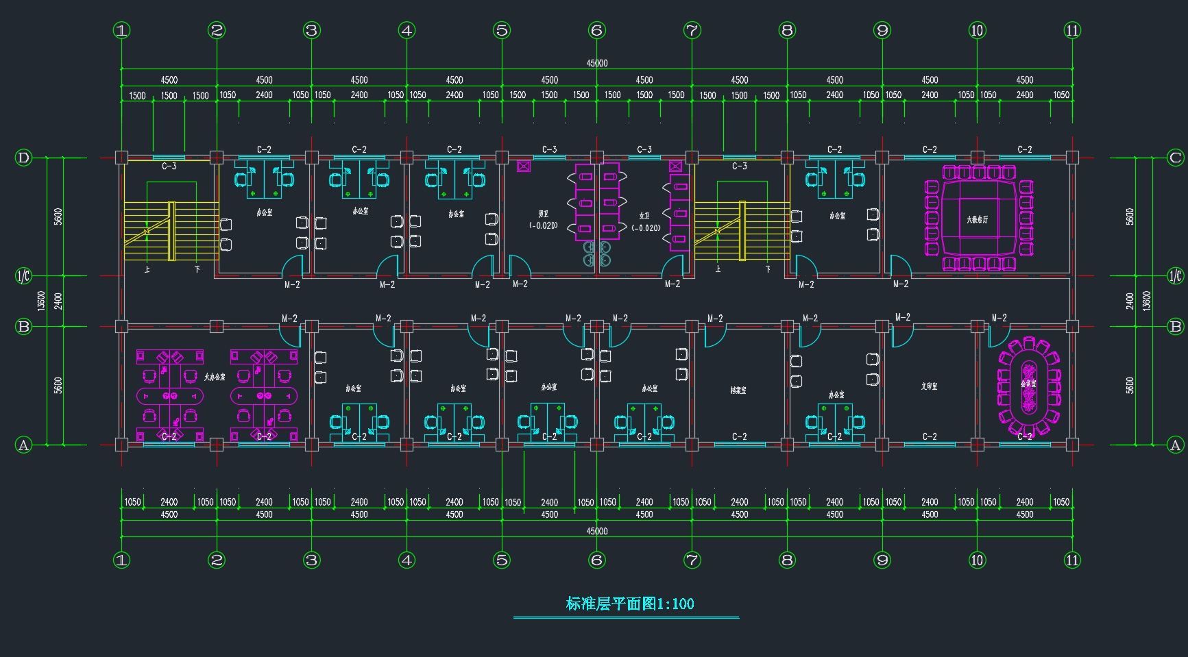 ���3060ƽ����ĳ�Ƽ�԰�ۺϰ칫¥(�������ṹͼ,ʩ����֯���)